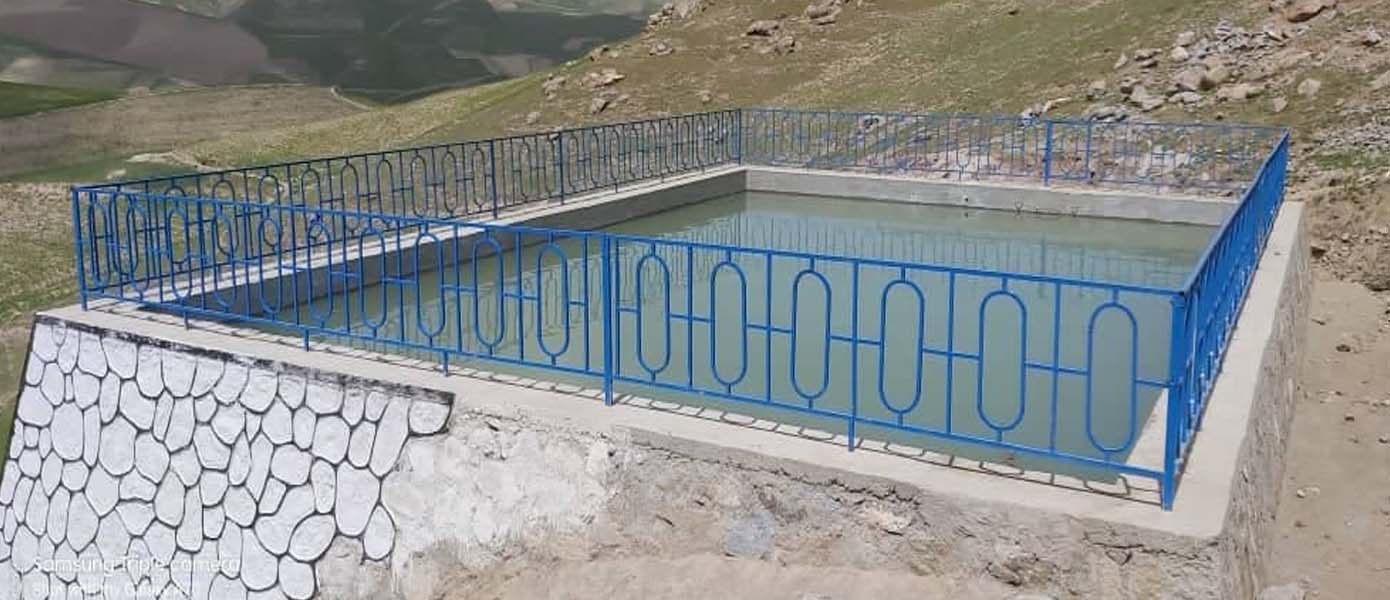 Irrigation reservoir, Galaki village, Daraim district, Badakhshan province