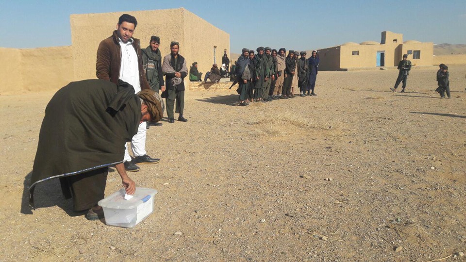 CDC Elections in Tape Berenji village, Zendajan District, Herat province