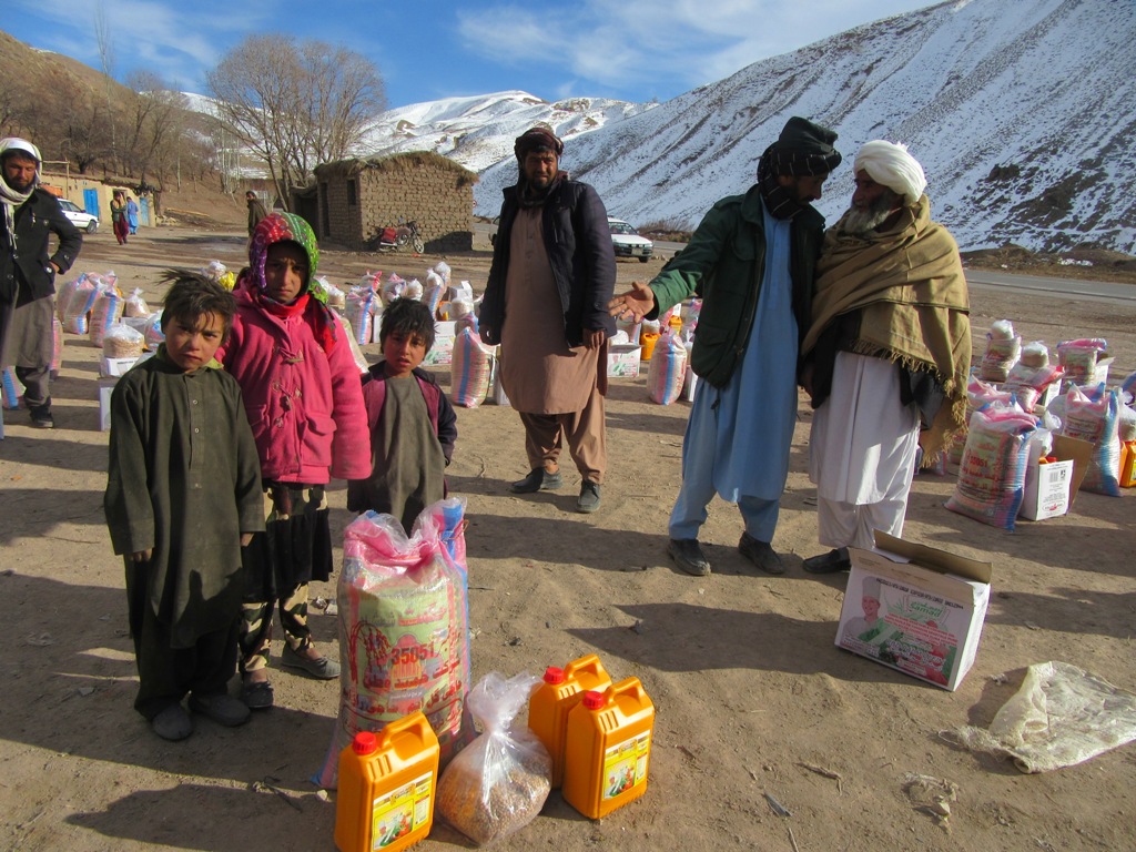Distribution process of relief packages