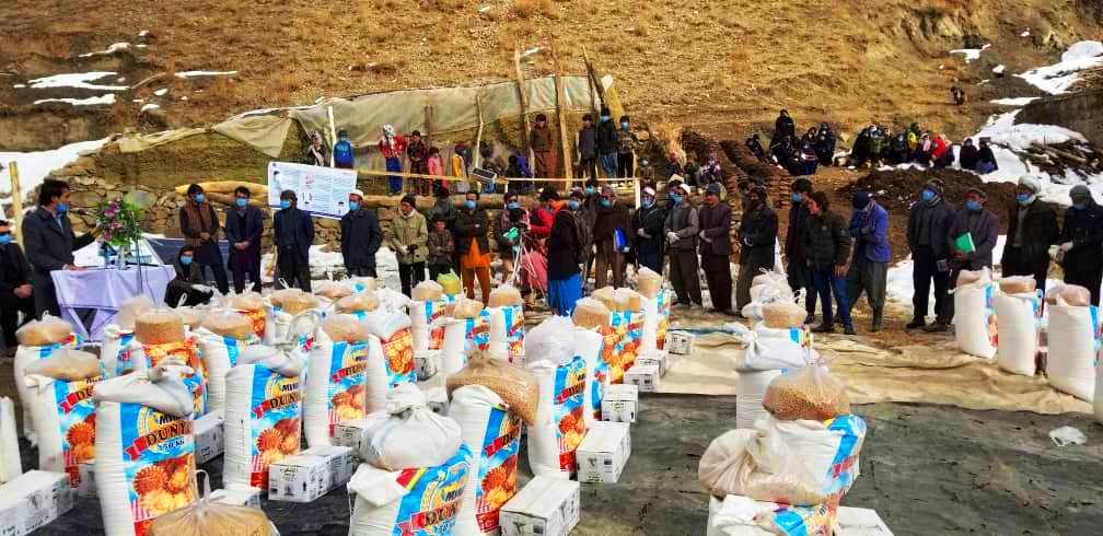 Inauguration of the Relief Packages Distribution in one of the Communities in Daikundi