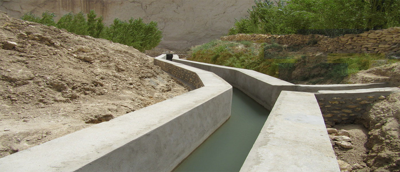 Ongoing irrigation canal project, Khuram-wa-Sarbagh district, Samangan province