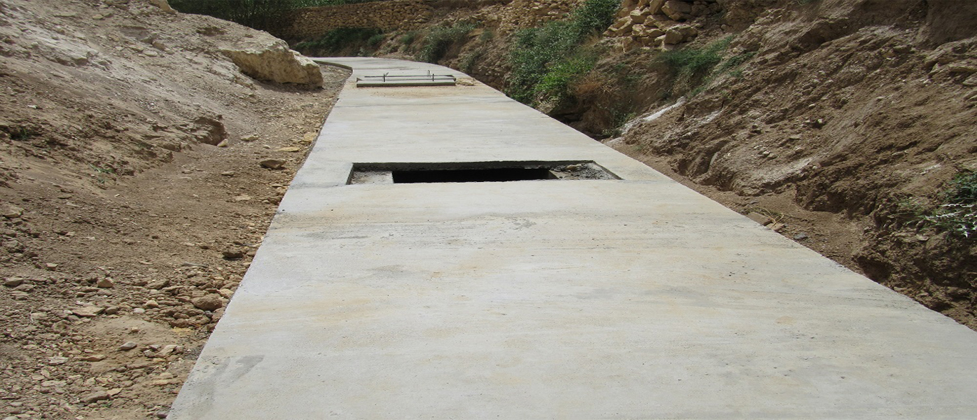 Ongoing irrigation canal project, Pas Hisar village, Khuram-wa-Bagh district, Samangan province