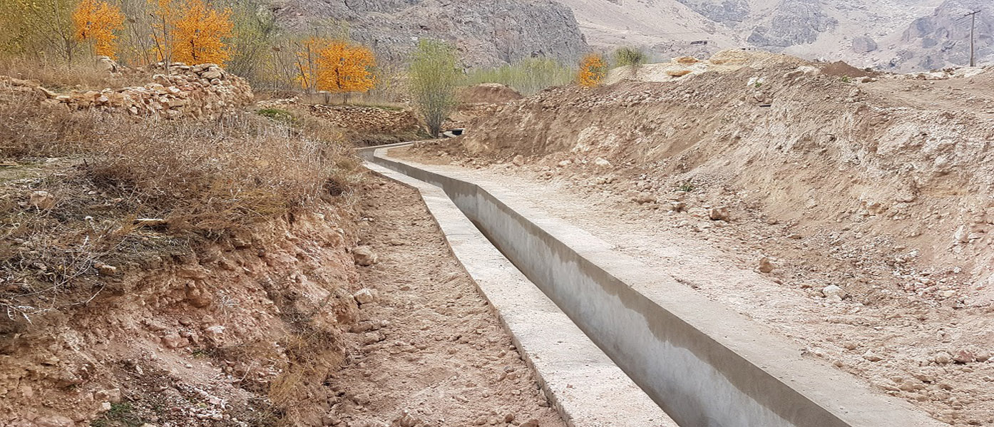 Ongoing irrigation canal project, Pas Hisar village, Khuram-wa-Sarbagh district, Samangan province