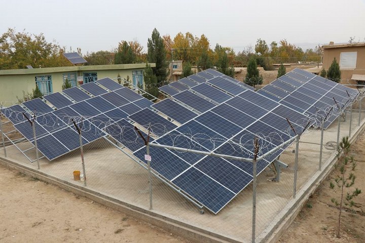 Solar project, Haji Nazar village, Dasht-e-Qala district, Tahar province