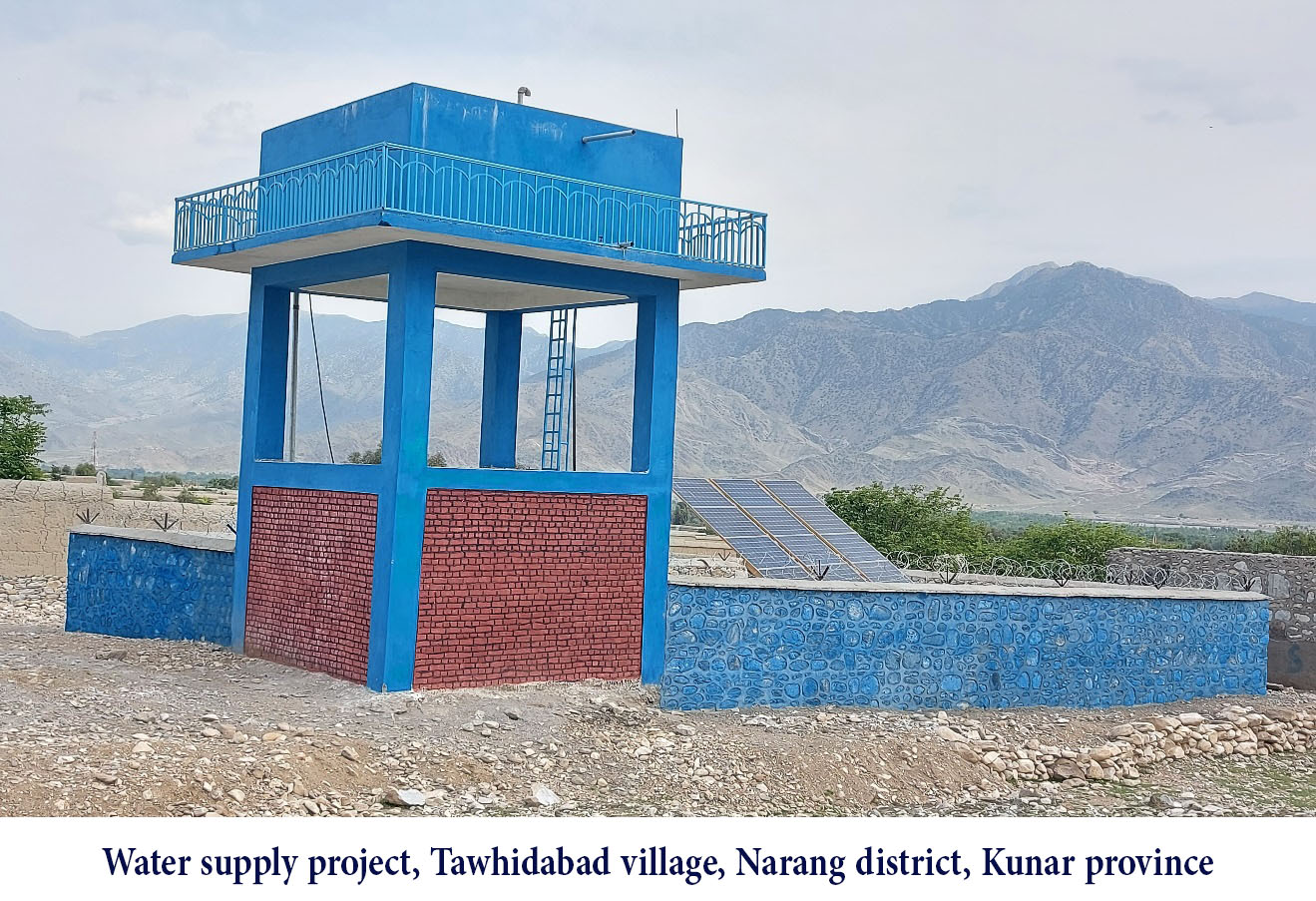 Water supply project, Tawhidabad village, Narang district, Kunar province 888